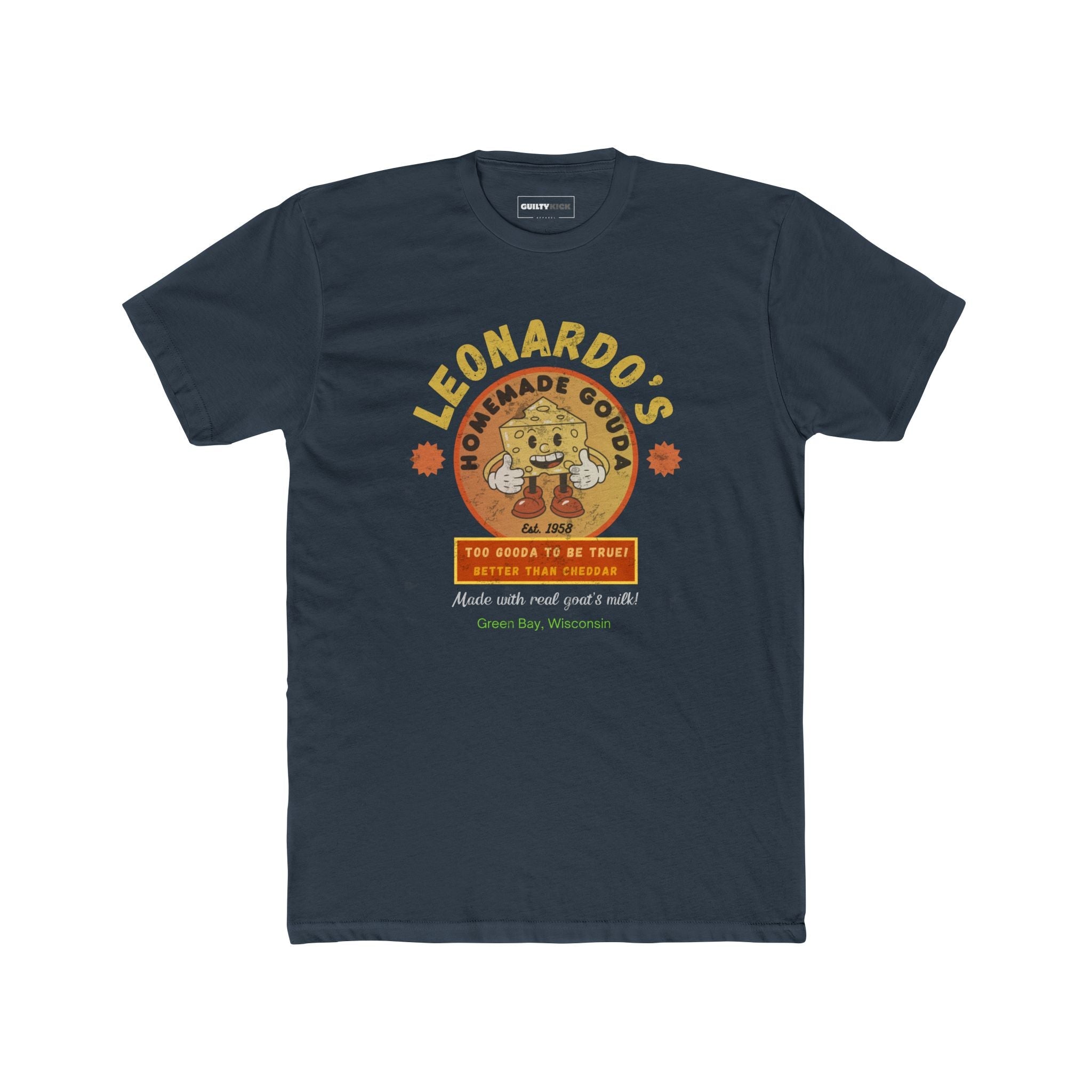 Vintage Homemade Gouda Cheese Company Graphic Tee - Guilty Kick Apparel