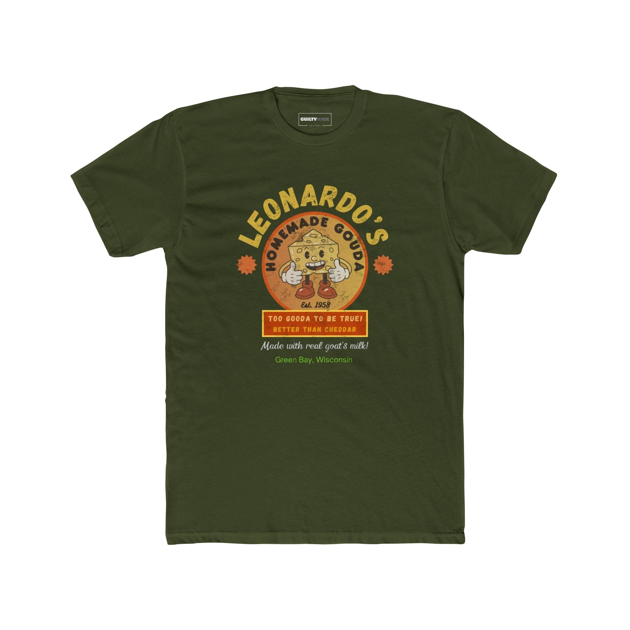 Vintage Homemade Gouda Cheese Company Graphic Tee - Guilty Kick Apparel