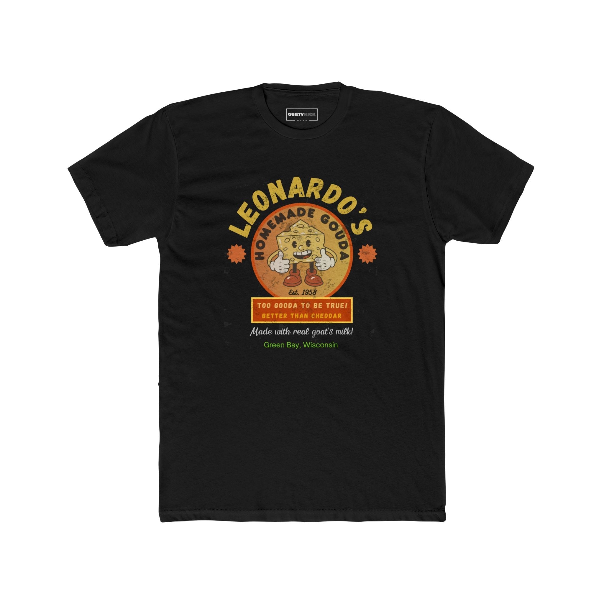 Vintage Homemade Gouda Cheese Company Graphic Tee - Guilty Kick Apparel
