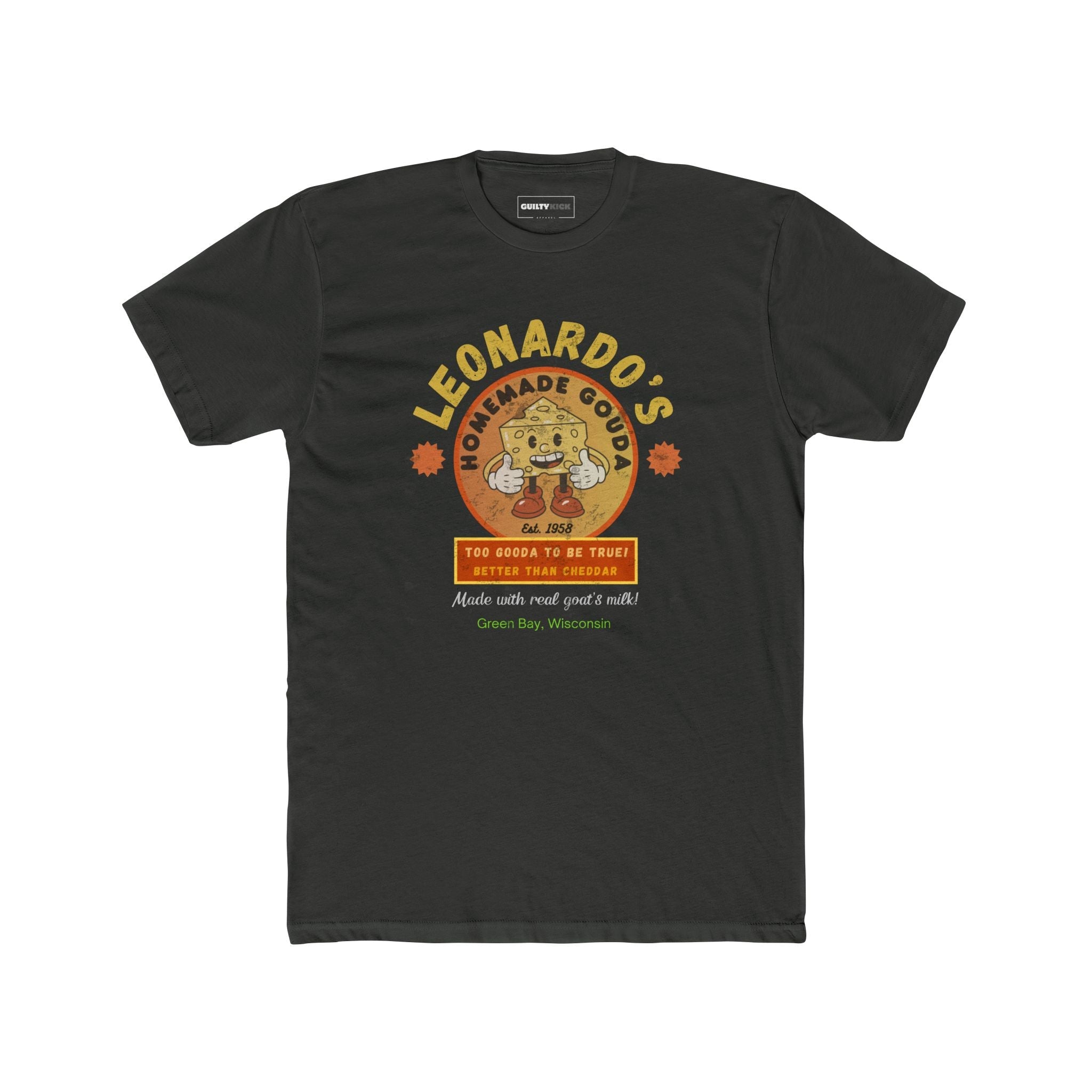 Vintage Homemade Gouda Cheese Company Graphic Tee - Guilty Kick Apparel