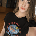 Vintage Hot Dog Restaurant Unisex Tee - Delroy's Dawg House, Chicago 1967 - Guilty Kick Apparel