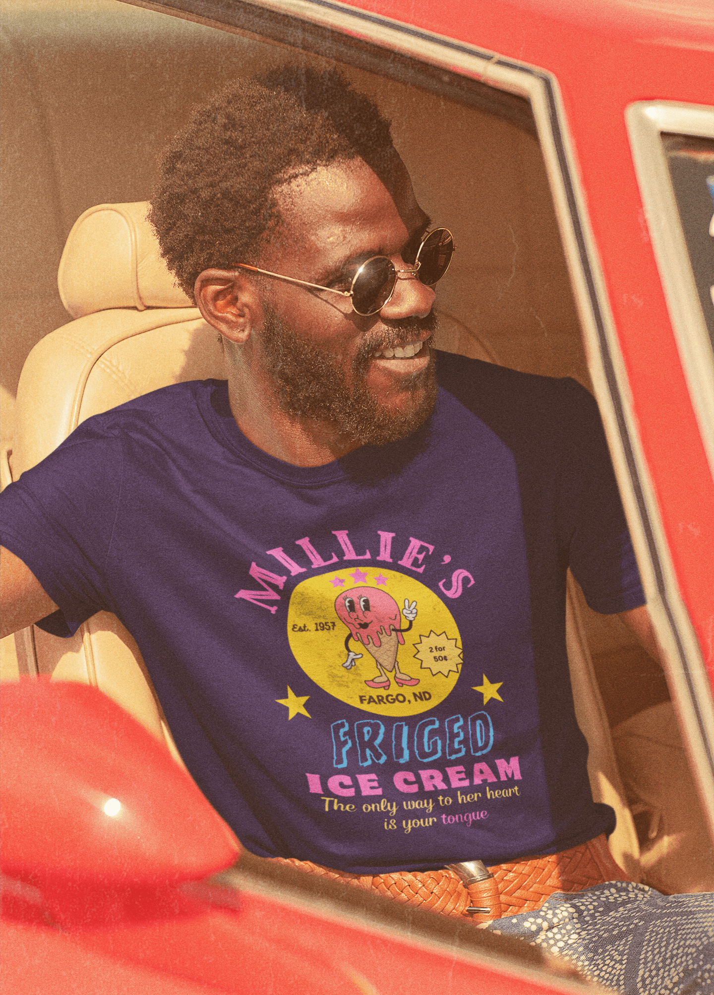 Vintage Millie's Frigid Ice Cream Unisex Tee - Guilty Kick Apparel