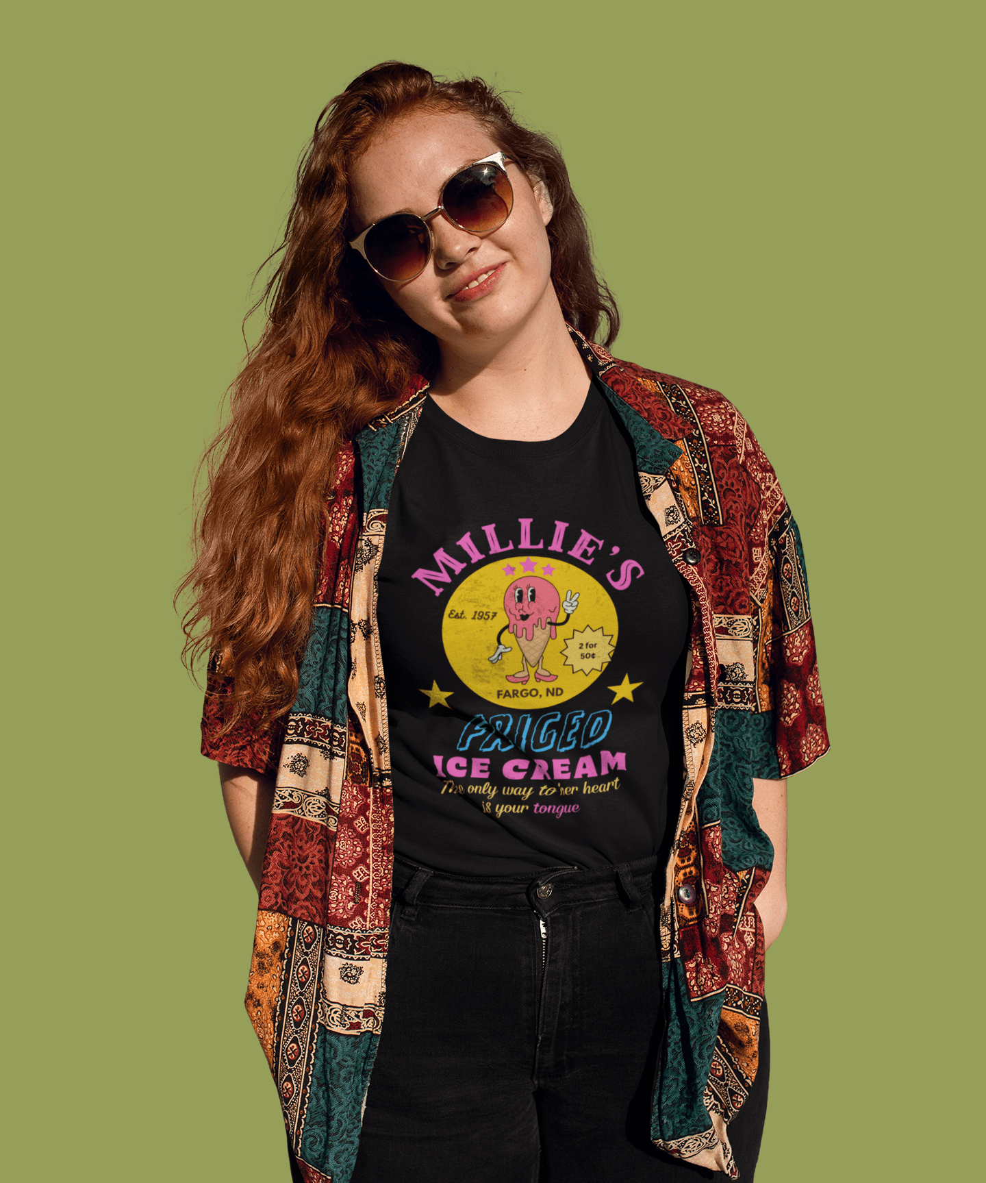 Vintage Millie's Frigid Ice Cream Unisex Tee - Guilty Kick Apparel