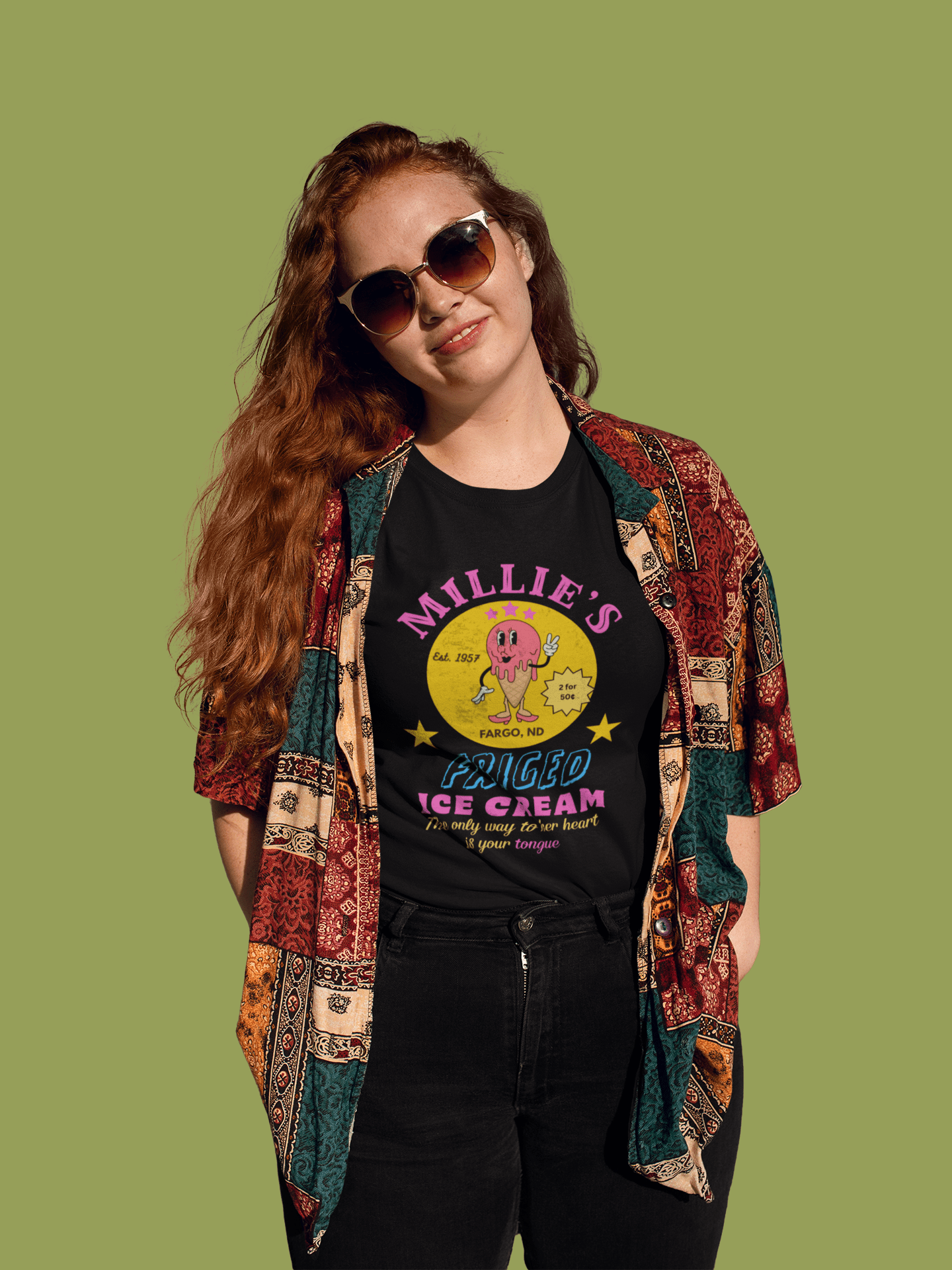 Vintage Millie's Frigid Ice Cream Unisex Tee - Guilty Kick Apparel