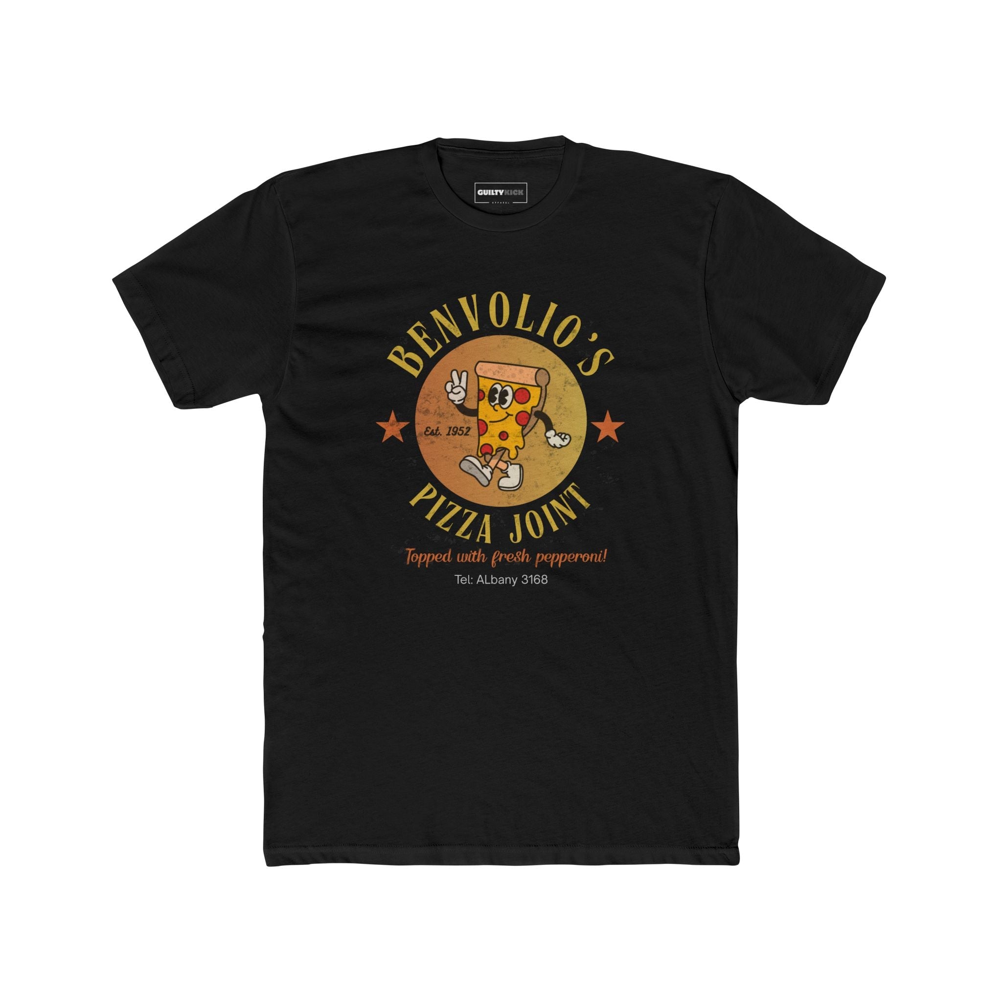 Vintage Pizza Parlor T-Shirt - Guilty Kick Apparel