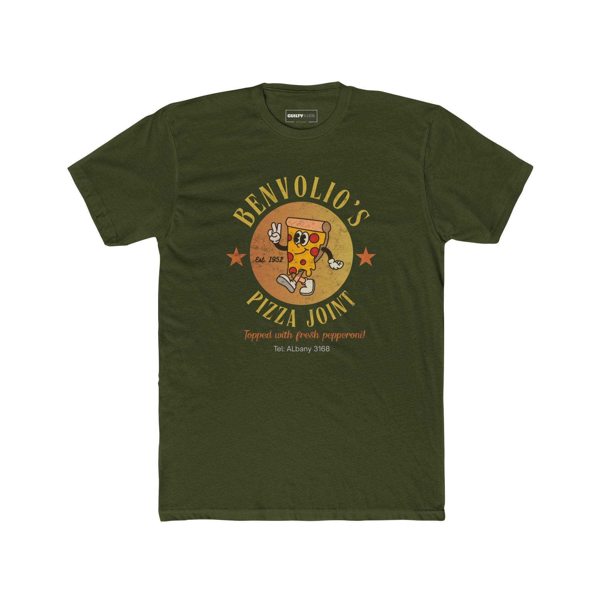 Vintage Pizza Parlor T-Shirt - Guilty Kick Apparel