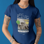 Vintage Radio Hat Man Graphic Tee, 1949 iPod Parody Shirt - Guilty Kick Apparel