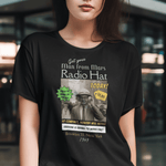 Vintage Radio Hat Man Graphic Tee, 1949 iPod Parody Shirt - Guilty Kick Apparel