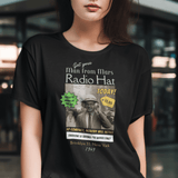 Vintage Radio Hat Man Graphic Tee, 1949 iPod Parody Shirt - Guilty Kick Apparel