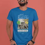 Vintage Radio Hat Man Graphic Tee, 1949 iPod Parody Shirt - Guilty Kick Apparel