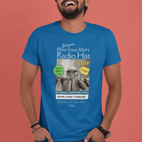 Vintage Radio Hat Man Graphic Tee, 1949 iPod Parody Shirt - Guilty Kick Apparel