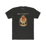 Vintage "Who's Thirsty?" Retro Beer Can Graphic T-Shirt - Guilty Kick Apparel