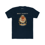 Vintage "Who's Thirsty?" Retro Beer Can Graphic T-Shirt - Guilty Kick Apparel