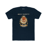 Vintage "Who's Thirsty?" Retro Beer Can Graphic T-Shirt - Guilty Kick Apparel