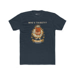 Vintage "Who's Thirsty?" Retro Beer Can Graphic T-Shirt - Guilty Kick Apparel