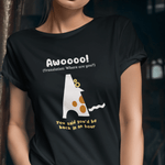 Where Are You? Howling Dog Minimalist Tee Separation Anxiety Satire Graphic Shirt - Guilty Kick Apparel