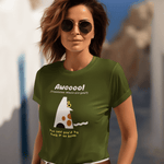 Where Are You? Howling Dog Minimalist Tee Separation Anxiety Satire Graphic Shirt - Guilty Kick Apparel