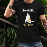 Where Are You? Howling Dog Minimalist Tee Separation Anxiety Satire Graphic Shirt - Guilty Kick Apparel