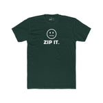 ZIP IT. Zipper Mouth Smiley Face T-Shirt Funny Sarcastic Graphic Tee | Guilty Kick Branded - Guilty Kick Apparel