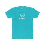 ZIP IT. Zipper Mouth Smiley Face T-Shirt Funny Sarcastic Graphic Tee | Guilty Kick Branded - Guilty Kick Apparel