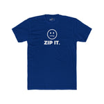 ZIP IT. Zipper Mouth Smiley Face T-Shirt Funny Sarcastic Graphic Tee | Guilty Kick Branded - Guilty Kick Apparel