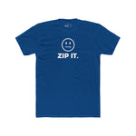 ZIP IT. Zipper Mouth Smiley Face T-Shirt Funny Sarcastic Graphic Tee | Guilty Kick Branded - Guilty Kick Apparel