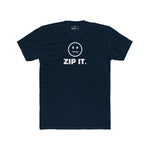 ZIP IT. Zipper Mouth Smiley Face T-Shirt Funny Sarcastic Graphic Tee | Guilty Kick Branded - Guilty Kick Apparel