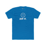 ZIP IT. Zipper Mouth Smiley Face T-Shirt Funny Sarcastic Graphic Tee | Guilty Kick Branded - Guilty Kick Apparel